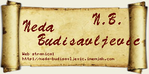 Neda Budisavljević vizit kartica